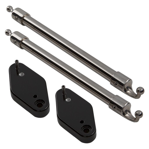 [ADP Nautique Z5 Drop 12] Wet Sounds 1pr Drop Down Brackets for the Z5 Cargo Rack w. 12” Strut Tube, model #: ADP Nautique Z5 Drop 12