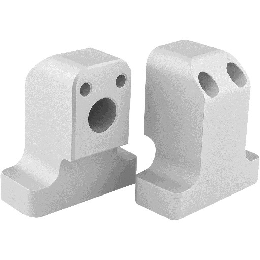 [ADP SUPRA-FxONE] Wet Sounds FxONE Upper Tower Adapter Brackets w/ Bead Blast Finish - 1 pr, model #: ADP SUPRA-FxONE / Giá đỡ bộ chuyển đổi tháp trên Wet Sounds FxONE có lớp hoàn thiện bằng hạt - 1 chiếc, model: ADP SUPRA-FxONE
