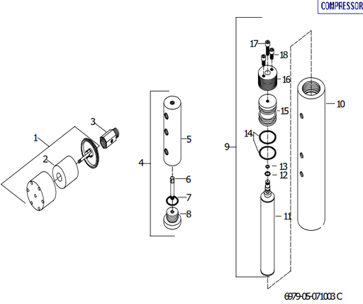 [6876] Alkin W32 spare parts - Intake Filter