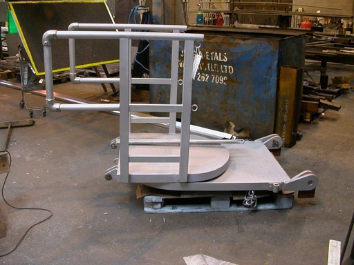 [LADDERTURNTABLE750] Aluminum turtable for Gangway / Wharf ladder 750 mm, fabricated by DLV Corp
