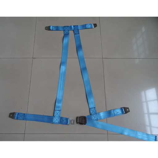 [30307006] BLUE SAFETY BELT, TYPE: 4 POINTS FOR LIFEBOAT WITH TRI-GLIDE SLIDE / DÂY ĐAI AN TOÀN MÀU XANH, LOẠI: 4 ĐIỂM CHO XUỒNG CỨU SINH CÓ CẦU TRƯỢT TRI-GLIDE