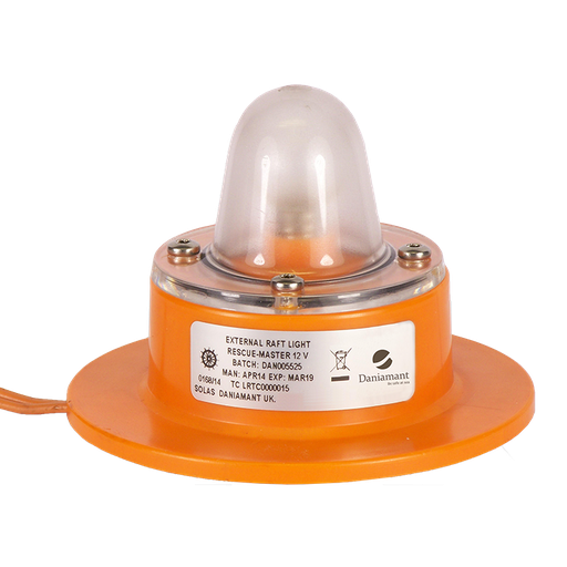 [23-007-1000A] Daniamant External Lifeboat Canopy Light Type Rescue Master 12V  /  Đèn chiếu sáng xuồng cứu sinh ngoài trời Daniamant loại Rescue Master 12V