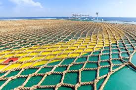 [HDN15X8O] Helideck net, 15m x 15m- octagon shape, compliant to CAA CAP 437 Standards
 