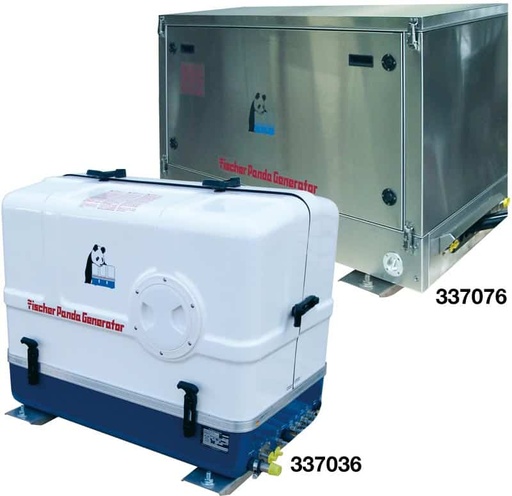 [01.03.01.023P ] Panda Fischer Marine Generator Compact Power / Asynchronous 1500rpm  Panda 12-4, Nominal power
 10,5 / 12,3  (kW/kVA), Diesel engine type KU V1505, Sound insulation GFK 3D, part number: 01.03.01.023P 