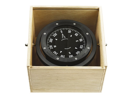 [C4-00114] Autonautic 100mm gimballed compass in wooden box C4-00114, part no: C4-00114