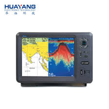 [HP-1228F] 12" TFT Color LCD display Marine GPS Chart Plotter combo with Fish Finder
 /With Transducer
 Maker: Matsutec