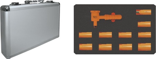 [EGAMASTER79068] EGA MASTER KIT OF 11 SOCKET WRENCHES 1/4" 1000V, PART NO: 79068 / EGA MASTER BỘ 11 CỜ LÊ Ổ CẮM 1/4" 1000V, MÃ HÀNG HOÁ: 79068