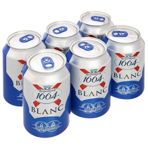 [F133398] 1664 Kronenbourg Beer 6.3% Can (330ml) Lounge