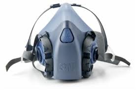 [3M-7502] Half-Face Respirator (including 2 pcs of 3M filters – 6003/6001)