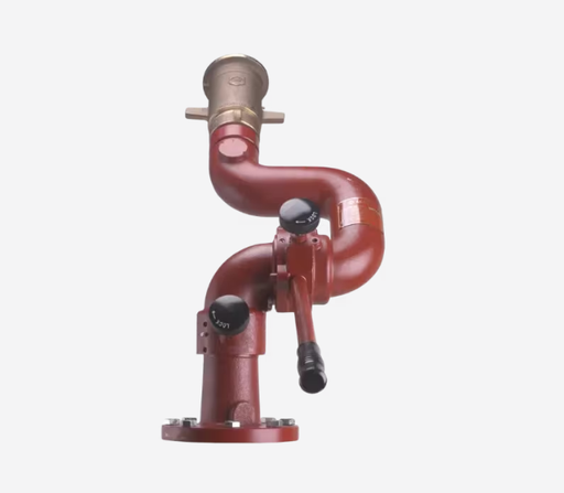 [35260002] AKRON BRASS OMEGA DECK PIPE 3"FLG X 2.5 NH# FM, PART NO: 35260002 / ỐNG SÀN ĐỒNG THAU AKRON OMEGA 3"FLG X 2.5 NH# FM, MÃ HÀNG HÓA: 35260002